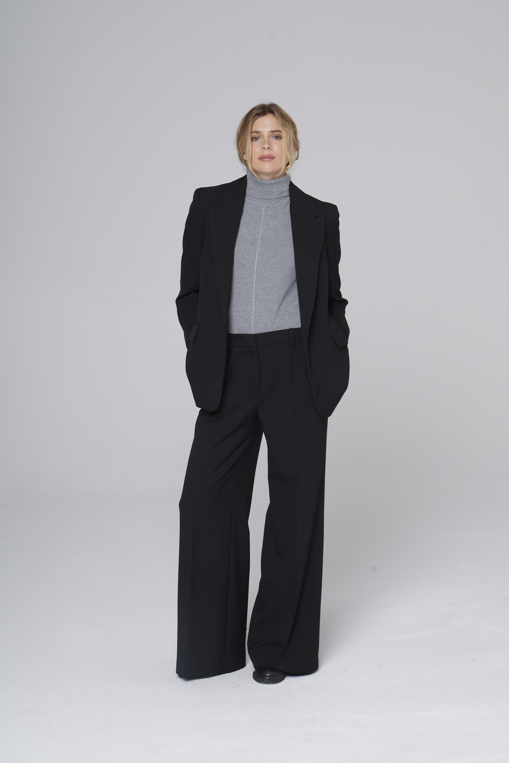 CB099C-BLACK (BLAZER)+CB0008-BLACK (PANTS) (11) CB099C - Image 1